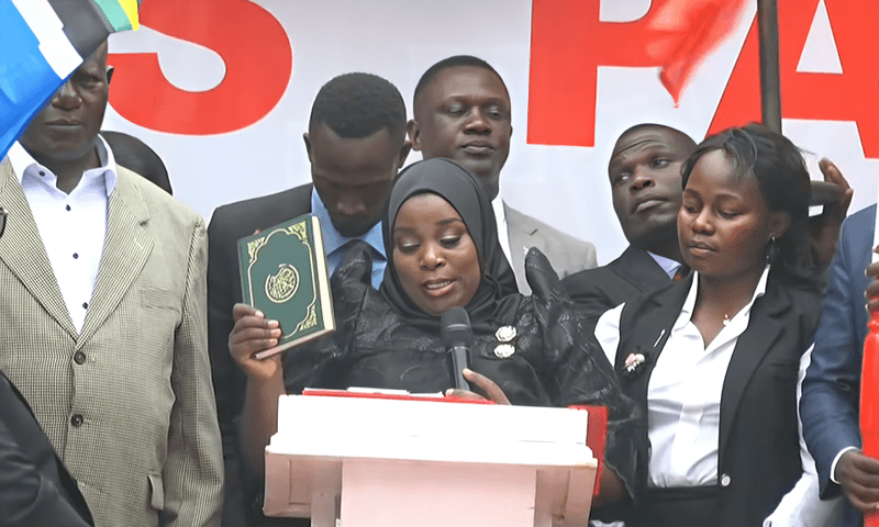Stacia Mayanja sworn in as president of National Peasants Party